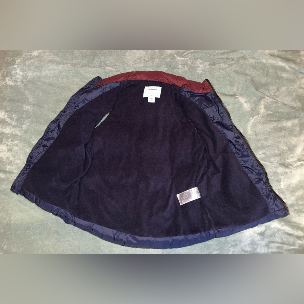 Boys S Old Navy Color Block Puffer Vest - Picture 3 of 4